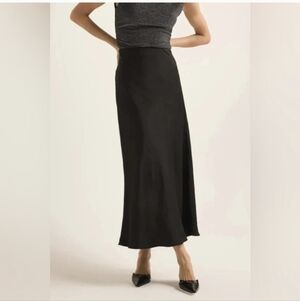 Z Supply Europa Slip Skirt Black Large
